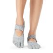 Sosete yoga, pilates, gimnastica ToeSox Full Toe MIA - Gri 1