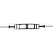 Bara fitness de antrenament ATX®, pentru prese, 21.5 kg, 200 cm, Ø 50 mm 2