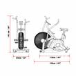 Bicicleta fitness pe aer Xebex® AirPlus Expert Bike, negru, rosu 8