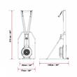 Suport optional de podea pentru Xebex® Ski Trainer ECO si AirPlus 3