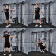 Aparat fitness ATX ®  multifunctional, scripete cu stiva de greutate 3