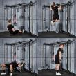 Aparat fitness ATX ®  multifunctional, scripete cu stiva de greutate 4