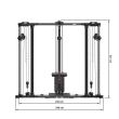 Aparat fitness ATX ®  multifunctional, scripete cu stiva de greutate 13