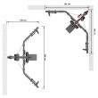 Aparat fitness ATX ®  multifunctional, scripete cu stiva de greutate 14