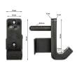 Carlige J suport ATX ® pentru bara olimpica, haltera, tip 5, seria 600 2