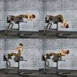 Aparat fitness ATX® hiperextensii GHD PRO 27