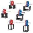 Suport haltere, bara olimpica ATX® Pulling Blocks, weightlifting 5