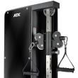 Aparat fitness ATX® multifunctional cu prindere pe perete, scripete cu stiva 60 kg 3