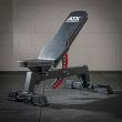 Banca fitness multifunctionala reglabila ATX®, 12 pozitii , 600 kg, negru 12