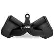 Maner dublu ATX® pentru statii multifunctionale, acoperire din neopren anti-derapant, 20 cm, negru 1