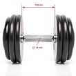 Original California CHD® - gantere compacte Old School turnate - seturi complete - gradatie 2,5 kg 4