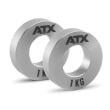 Set mini discuri fractionare ATX® din otel cromat, placa de greutate 3