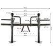 Bara de tractiuni ATX® Functional pull-up, multigrip, negru 9