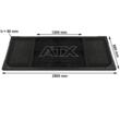ATX® Deadlift/Weightlifting – Platforma 250 x 88 cm – Cauciuc plin granulat – ATX Black 9