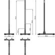 ATX® Free Stands 650 pentru genuflexiuni si impins la piept, J-hooks incluse 8