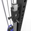 ATX® Lat Pulldown - accesoriu optional helcometru pentru Power Rack cu stiva de greutate 125 kg 11