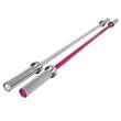 Bara olimpica pentru tehnica, haltera, 7.5 kg, Ø 50 mm, 183 cm, Aluminiu, Pink Oxid 6