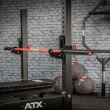 Bara olimpica pentru Crossfit ATX® Cerakote Fire Red, haltera, 20 kg, 220 cm, Ø 50 mm 6