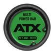 Bara olimpica ATX® Cerakote, haltera pentru Crossfit ATX® Cerakote, 20 kg, 220 cm, Ø 50 mm 4