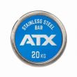 Bara olimpica de competitie ATX®, haltera pentru Powerlifting 20 kg, 220 cm, Ø 50 mm 4