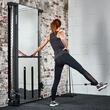 Aparat fitness ATX® multifunctional cu prindere pe perete, scripete cu stiva 2 x 60 kg, oglinda 12