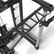 Statie ATX® Hardcore Power Rack - aparat fitness multifunctional cu stiva de greutate 125 kg 14