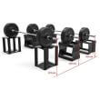 Suport haltere, bara olimpica ATX® Pulling Blocks, weightlifting 6