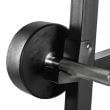Stand, suport fitness pentru depozitare 5 bare, gantere compacte, cu prindere pe perete
