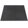 Pardoseala, placa de cauciuc Fitness Gymfloor® 1000 x 1000 x 15 mm, negru 1