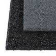 Pardoseala, placa de cauciuc Fitness Gymfloor® 1000 x 1000 x 15 mm, negru 3