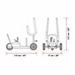 Sanie fitness, sled Xebex XT3 pentru antrenament functional 12