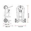 Sanie fitness, sled Xebex XT3 pentru antrenament functional 13