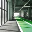 Gazon Fitness sintetic Cu Marcaj Gymfloor ® Sprint Track, Verde, Rola 25 x 2 m + 12.5 x 2 m, 13 mm 7
 
