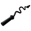 Bara fitness SZ, 125 cm, 7.5 kg, 50 mm, negru 1