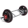 Bara fitness Triceps, de antrenament IFS Professional, 88 cm, 9.6 kg, Ø 50 mm, crom 3
