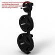 Suport fitness depozitare discuri Ø 30 mm, placa de greutate, cu prindere pe perete