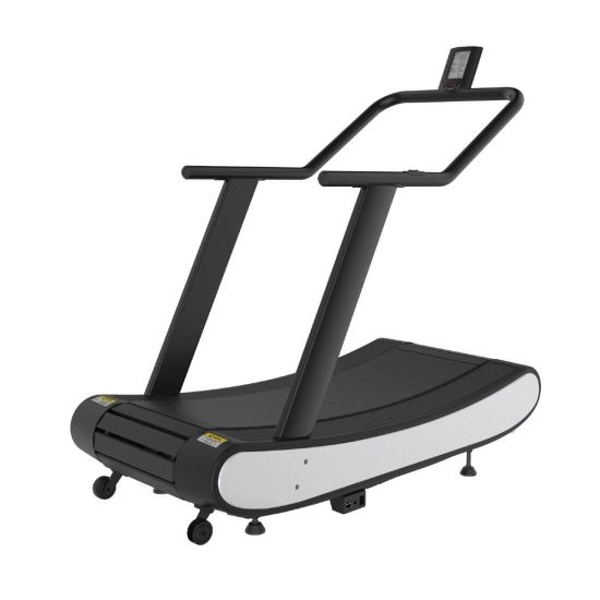 Bandă de alergare curbată autopropulsată Curved RESISTANCE cu brate lungi de sustinere