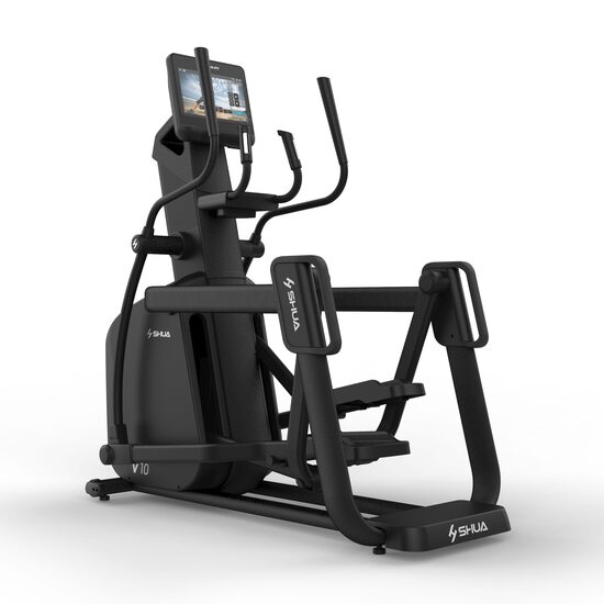 Bicicleta Elliptica SHUA, 15.6-inch Touch Screen, 40 nivele dificultate