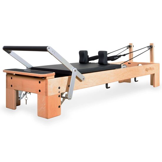 Aparat Reformer Align-Pilates M8-Pro din lemn de artar