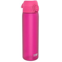 Sticla de apă Ion8 subțire rezistentă la scurgeri, Recyclon™, Roz, 500 ml