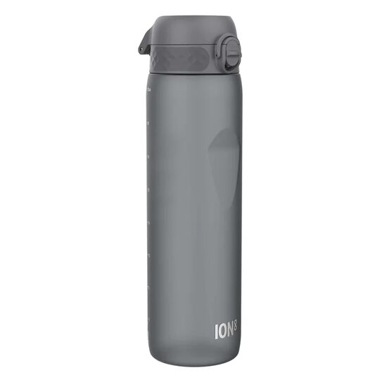 Sticla de apă Ion8 pentru copii rezistentă la scurgeri, Recyclon™, Gri, 1000 ml