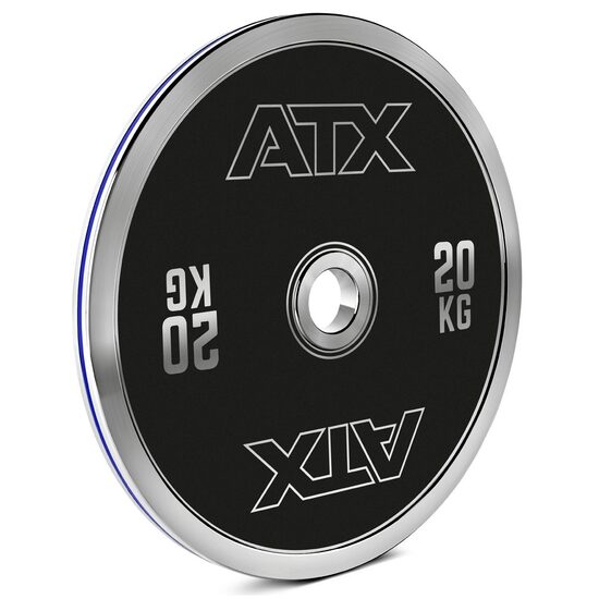 Disc olimpic ATX® din otel calibrat - Black Line - 5 - 25 kg - cod culori