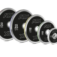 Disc olimpic ATX® din otel calibrat - Black Line - 5 - 25 kg - cod culori