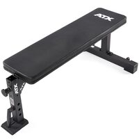 Banca dreapta ATX® flat bench, negru, 400 kg, seria 600