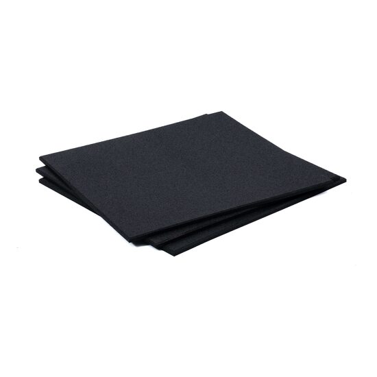 Pardoseala fitness de cauciuc, 15 mm grosime, patrat cu margine tesita, negru, 1000 kg/ m3, 1000 x 1000 mm
