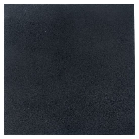 Pardoseala fitness de cauciuc, 10 mm grosime, patrat, negru, 1000 kg/ m3, 1000 x 1000 mm