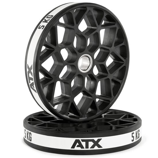 Disc de greutate ATX® – disc tehnic – pentru antrenamente cu aruncare (drop training) 2,5 + 5 kg