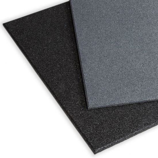 Pardoseala, placa de cauciuc patrata Fitness Gymfloor® 1000 x 1000 x 15 mm, diferite culori