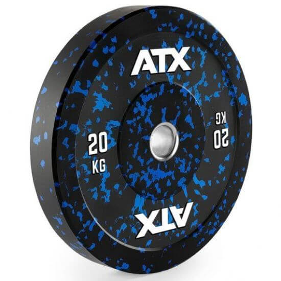 Disc olimpic Bumper de cauciuc granulat ATX® Color Splash, Ø 50, 450 mm, 5 - 25 kg