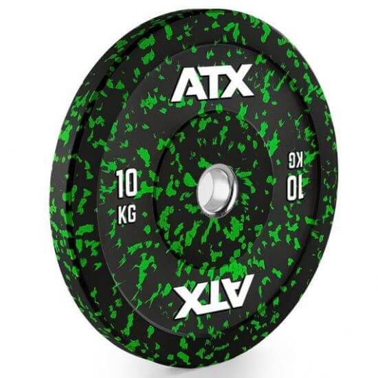 Disc olimpic Bumper de cauciuc granulat ATX® Color Splash, Ø 50, 450 mm, 5 - 25 kg